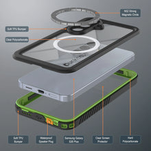 Load image into Gallery viewer, Galaxy S26 Plus Waterproof Case, Punkcase [Extreme Mag Series] Armor Cover W/ Built In Screen Protector [Green]
