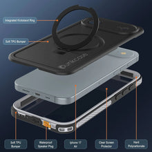 Load image into Gallery viewer, iPhone 17 Air Waterproof Case [Kickstud 2.0 Series] Protective IP68 Cover W/Screen Protector &amp; Kickstand [White]
