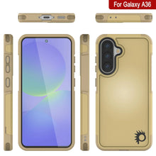 Load image into Gallery viewer, PunkCase Galaxy A36 Case, [Spartan 2.0 Series] Clear Rugged Heavy Duty Cover [Yellow]
