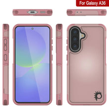 Load image into Gallery viewer, PunkCase Galaxy A36 Case, [Spartan 2.0 Series] Clear Rugged Heavy Duty Cover [Pink]
