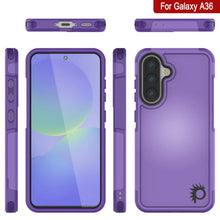 Load image into Gallery viewer, PunkCase Galaxy A36 Case, [Spartan 2.0 Series] Clear Rugged Heavy Duty Cover [Purple]
