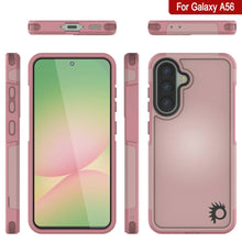 Load image into Gallery viewer, PunkCase Galaxy A56 Case, [Spartan 2.0 Series] Clear Rugged Heavy Duty Cover [Pink]
