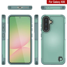 Load image into Gallery viewer, PunkCase Galaxy A56 Case, [Spartan 2.0 Series] Clear Rugged Heavy Duty Cover [Teal]
