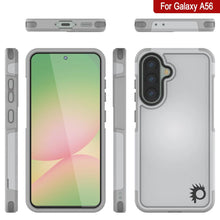 Load image into Gallery viewer, PunkCase Galaxy A56 Case, [Spartan 2.0 Series] Clear Rugged Heavy Duty Cover [White]
