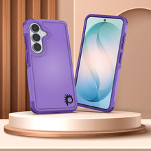 Load image into Gallery viewer, PunkCase Galaxy S26 Case, [Spartan 2.0 Series] Clear Rugged Heavy Duty Cover [Purple]
