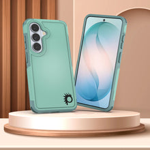 Load image into Gallery viewer, PunkCase Galaxy S26 Case, [Spartan 2.0 Series] Clear Rugged Heavy Duty Cover [Teal]
