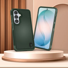 Load image into Gallery viewer, PunkCase Galaxy S26 Case, [Spartan 2.0 Series] Clear Rugged Heavy Duty Cover [Dark Green]
