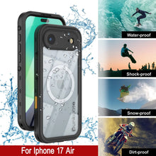 Load image into Gallery viewer, iPhone 17 Air Waterproof IP68 Case, Punkcase [Black] [StudStar Series] [Slim Fit]

