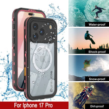 Load image into Gallery viewer, iPhone 17 Pro Waterproof IP68 Case, Punkcase [Pink] [StudStar Series] [Slim Fit] [Dirtproof]
