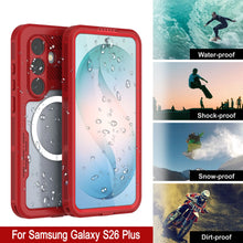 Load image into Gallery viewer, Galaxy S26+ Plus Waterproof Case [Alpine 2.0 Series] [Slim Fit] [IP68 Certified] [Shockproof] [Red]

