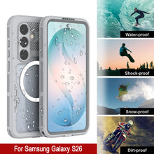 Load image into Gallery viewer, Galaxy S26 Waterproof Case [Alpine 2.0 Series] [Slim Fit] [IP68 Certified] [Shockproof] [White]

