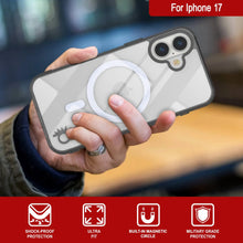 Load image into Gallery viewer, Punkcase iPhone 17 Magnetic Wireless Charging Case [ClearMag Series][Black]

