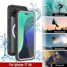 Load image into Gallery viewer, iPhone 17 Air Waterproof Case, Punkcase [Extreme Series] Armor Cover W/ Built In Screen Protector [White]
