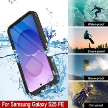 Load image into Gallery viewer, Galaxy S25 FE Water/ Shockproof [Extreme Series] With Screen Protector Case [Black]

