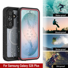 Load image into Gallery viewer, Galaxy S26 Plus Waterproof Case, Punkcase [Extreme Mag Series] Armor Cover W/ Built In Screen Protector [Pink]
