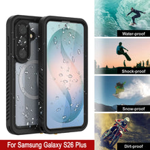 Load image into Gallery viewer, Galaxy S26 Plus Waterproof Case, Punkcase [Extreme Mag Series] Armor Cover W/ Built In Screen Protector [Black]
