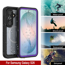 Load image into Gallery viewer, Galaxy S26 Waterproof Case, Punkcase [Extreme Mag Series] Armor Cover W/ Built In Screen Protector [Grey]
