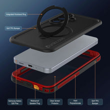 Load image into Gallery viewer, Galaxy S26 Plus Waterproof Case [Kickstud 2.0 Series] Protective IP68 Cover W/Screen Protector &amp; Kickstand [Red]
