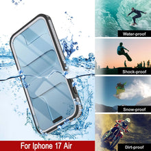 Load image into Gallery viewer, iPhone 17 Air Waterproof Case [Kickstud 2.0 Series] Protective IP68 Cover W/Screen Protector &amp; Kickstand [White]
