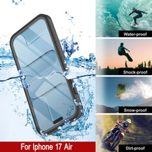 Load image into Gallery viewer, iPhone 17 Air Waterproof Case [Kickstud 2.0 Series] Protective IP68 Cover W/Screen Protector &amp; Kickstand [Grey]
