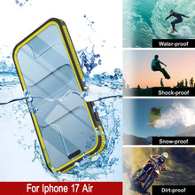 Load image into Gallery viewer, iPhone 17 Air Waterproof Case [Kickstud 2.0 Series] Protective IP68 Cover W/Screen Protector &amp; Kickstand [Yellow]
