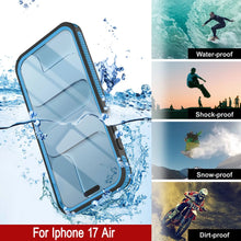Load image into Gallery viewer, iPhone 17 Air Waterproof Case [Kickstud 2.0 Series] Protective IP68 Cover W/Screen Protector &amp; Kickstand [Blue]
