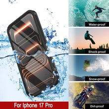Load image into Gallery viewer, iPhone 17 pro Waterproof Case [Kickstud 2.0 Series] Protective IP68 Cover W/Screen Protector &amp; Kickstand [Black]
