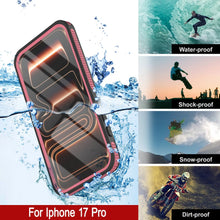 Load image into Gallery viewer, iPhone 17 pro Waterproof Case [Kickstud 2.0 Series] Protective IP68 Cover W/Screen Protector &amp; Kickstand [Pink]

