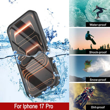 Load image into Gallery viewer, iPhone 17 pro Waterproof Case [Kickstud 2.0 Series] Protective IP68 Cover W/Screen Protector &amp; Kickstand [Grey]
