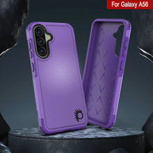 Load image into Gallery viewer, PunkCase Galaxy A56 Case, [Spartan 2.0 Series] Clear Rugged Heavy Duty Cover [Purple]
