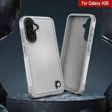Load image into Gallery viewer, PunkCase Galaxy A56 Case, [Spartan 2.0 Series] Clear Rugged Heavy Duty Cover [White]
