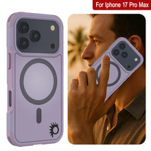 Load image into Gallery viewer, PunkCase iPhone 17 Pro Max Case, [Spartan 2.0 Series] Clear Rugged Heavy Duty Cover W/Built in Screen Protector [lilac]
