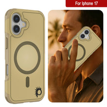 Load image into Gallery viewer, PunkCase iPhone 17 Case, [Spartan 2.0 Series] Clear Rugged Heavy Duty Cover W/Built in Screen Protector [yellow]
