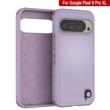 Load image into Gallery viewer, PunkCase Google Pixel 9 Pro XL Case, [Spartan 2.0 Series] Clear Rugged Heavy Duty Cover W/Built in Screen Protector [Lilac]
