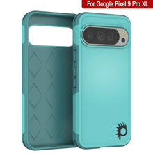 Load image into Gallery viewer, PunkCase Google Pixel 9 Pro XL Case, [Spartan 2.0 Series] Clear Rugged Heavy Duty Cover W/Built in Screen Protector [Blue]
