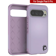 Load image into Gallery viewer, PunkCase Google Pixel 9 Pro Case, [Spartan 2.0 Series] Clear Rugged Heavy Duty Cover W/Built in Screen Protector [Lilac]
