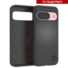 Load image into Gallery viewer, PunkCase Google Pixel 9 Case, [Spartan 2.0 Series] Clear Rugged Heavy Duty Cover W/Built in Screen Protector [Black]
