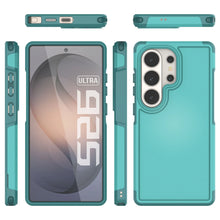 Load image into Gallery viewer, PunkCase Galaxy S26 Ultra Case, [Spartan 2.0 Series] Clear Rugged Heavy Duty Cover [Light Blue]
