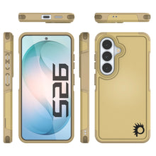 Load image into Gallery viewer, PunkCase Galaxy S26 Case, [Spartan 2.0 Series] Clear Rugged Heavy Duty Cover [Yellow]
