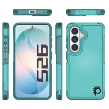 Load image into Gallery viewer, PunkCase Galaxy S26 Case, [Spartan 2.0 Series] Clear Rugged Heavy Duty Cover [Light Blue]
