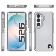 Load image into Gallery viewer, PunkCase Galaxy S26 Case, [Spartan 2.0 Series] Clear Rugged Heavy Duty Cover [White]
