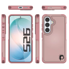 Load image into Gallery viewer, PunkCase Galaxy S26 Case, [Spartan 2.0 Series] Clear Rugged Heavy Duty Cover [Pink]

