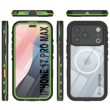 Load image into Gallery viewer, iPhone 17 Pro Max Waterproof IP68 Case, Punkcase [Light green] [StudStar Series] [Slim Fit] [Dirtproof]
