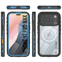 Load image into Gallery viewer, iPhone 17 Pro Max Waterproof IP68 Case, Punkcase [Light blue] [StudStar Series] [Slim Fit] [Dirtproof]
