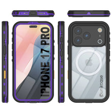Load image into Gallery viewer, iPhone 17 Pro Waterproof IP68 Case, Punkcase [Purple] [StudStar Series] [Slim Fit] [Dirtproof]
