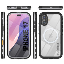 Load image into Gallery viewer, iPhone 17 Waterproof IP68 Case, Punkcase [Clear] [StudStar Series] [Slim Fit] [Dirtproof]
