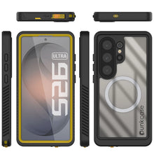 Load image into Gallery viewer, Galaxy S26 Ultra Waterproof Case, Punkcase [Extreme Mag Series] Armor Cover W/ Built In Screen Protector [Yellow]
