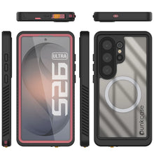 Load image into Gallery viewer, Products Galaxy S26 Ultra Waterproof Case, Punkcase [Extreme Mag Series] Armor Cover W/ Built In Screen Protector [Pink]
