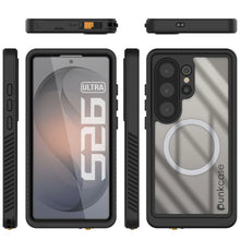 Load image into Gallery viewer, Galaxy S26 Ultra Waterproof Case, Punkcase [Extreme Mag Series] Armor Cover W/ Built In Screen Protector [Black]
