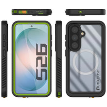Load image into Gallery viewer, Galaxy S26 Waterproof Case, Punkcase [Extreme Mag Series] Armor Cover W/ Built In Screen Protector [Green]
